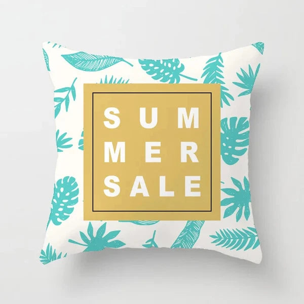 Cactus Succulent Plants Pillowcase Decor Sofa Cushion Case Bed Pillow Cover