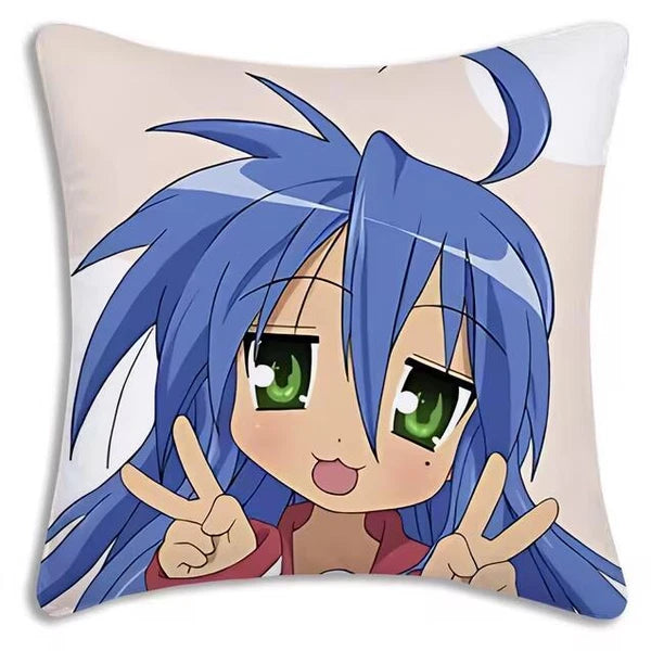 Kawaii Lucky Star Pillow Covers Cartoon Sofa Decor Home Printing Cushion Cover