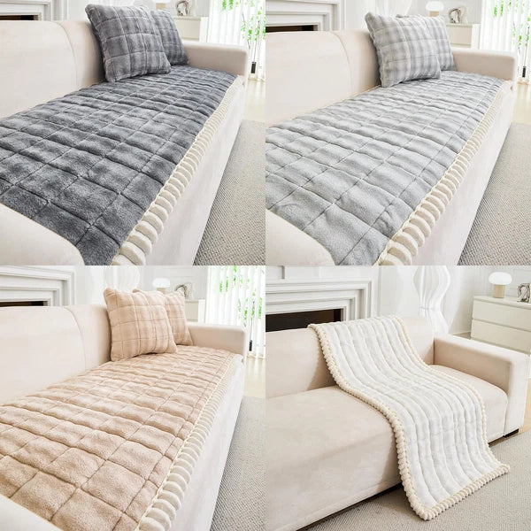 Velvet Couch Covers Sofa Cushion Protector Pets Non Slip Dog Bed Cover Pet Mat