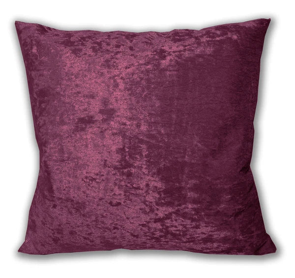 Mv13 Red-purple Crush Velvet Sofa Seat Patio Bench Cushion Bolster Cover/Runner