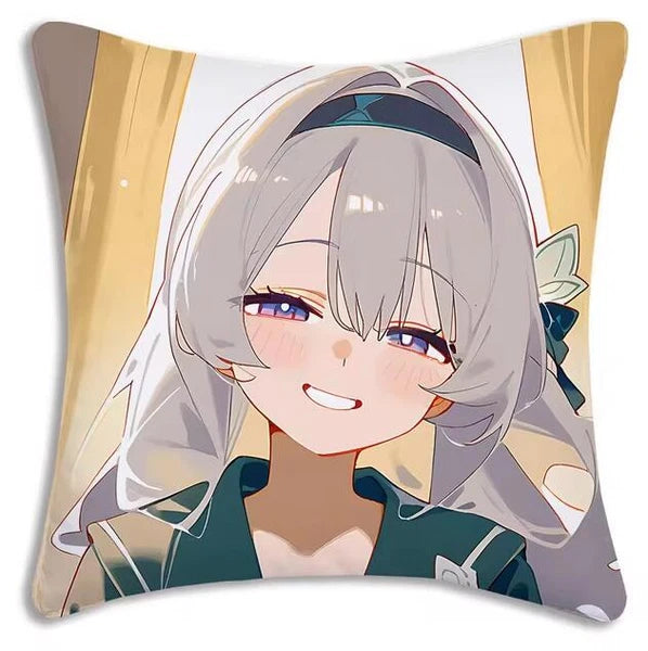 Star Rail Anime Pillow Cover Cartoon Sofa Decorative Home Printing Cushion Cover