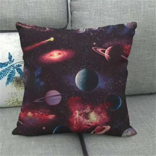 Planet Space Galaxy Planet Pillow Case Home Decorative Cushions for Sofa Room