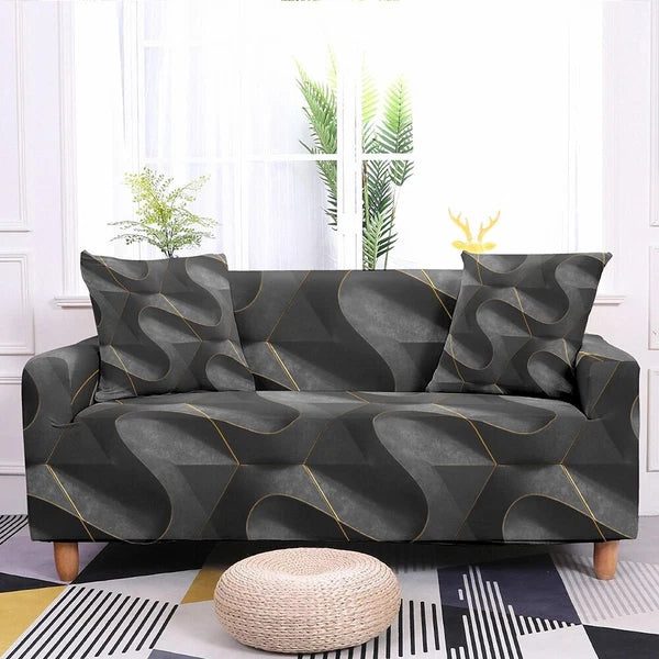 Geometric Printed Elastic Sofa Covers Seater Cover for Living Room Corner