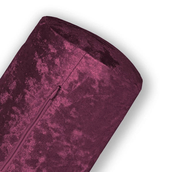 Mv13 Red-purple Crush Velvet Sofa Seat Patio Bench Cushion Bolster Cover/Runner