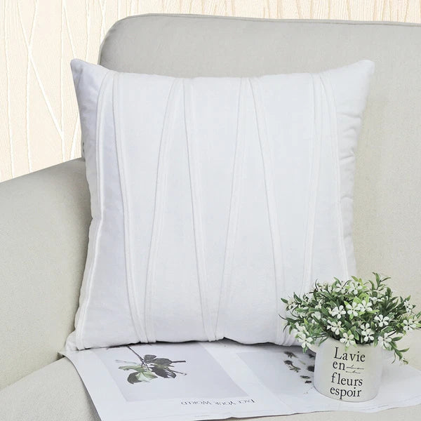 Soft Velvet Striped Decorative Pillows Throw Pillow Cover Cases Home Sofa Seat