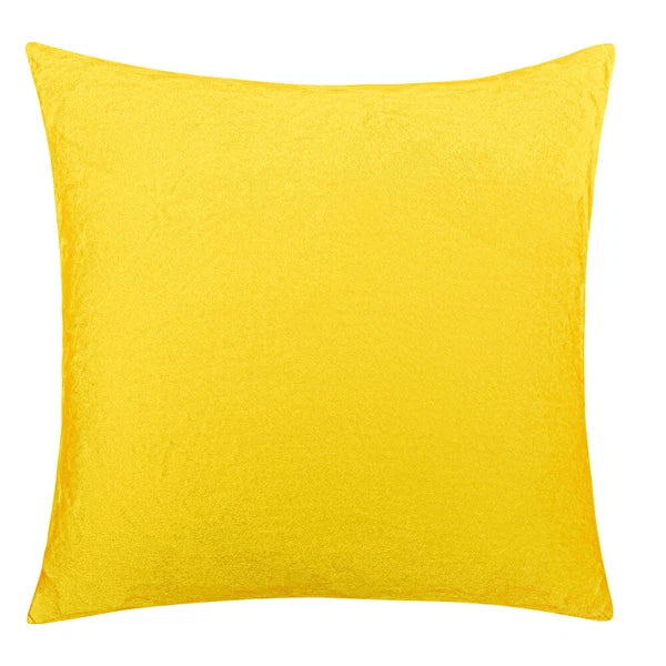 Velvet Euro Pillow Cover Sofa Couch Bed Square Cushione Cover Nice Rich Colors