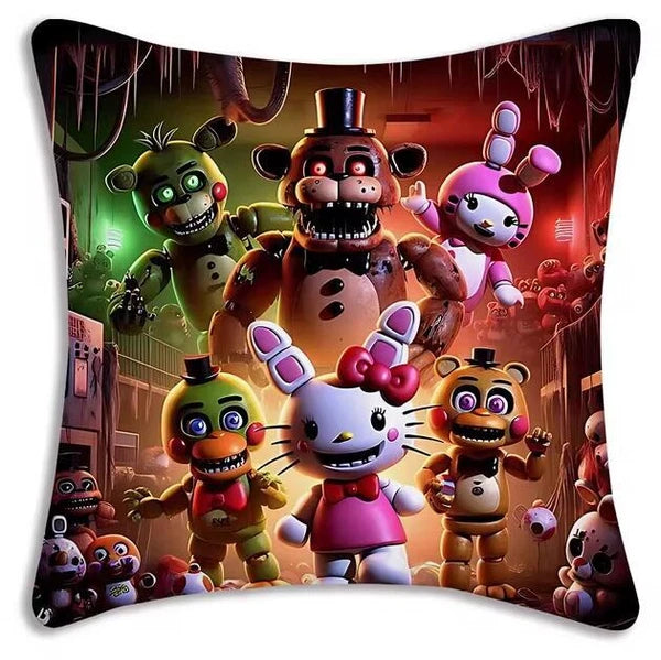 Horror Pillowcase Fnaf Square Cushion Pillow Cover Soft Sofa Car Bed Room Decor