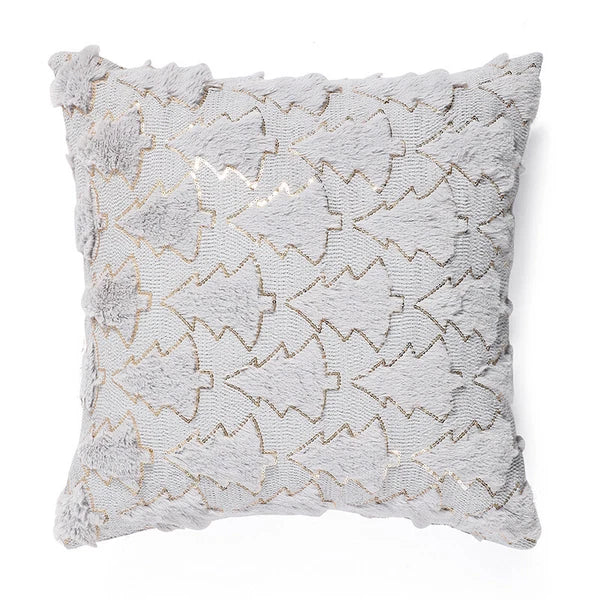 Christmas Tree Throw Pillow Cover Soft Plush Pillowcase Sofa Bed Cushion Decor