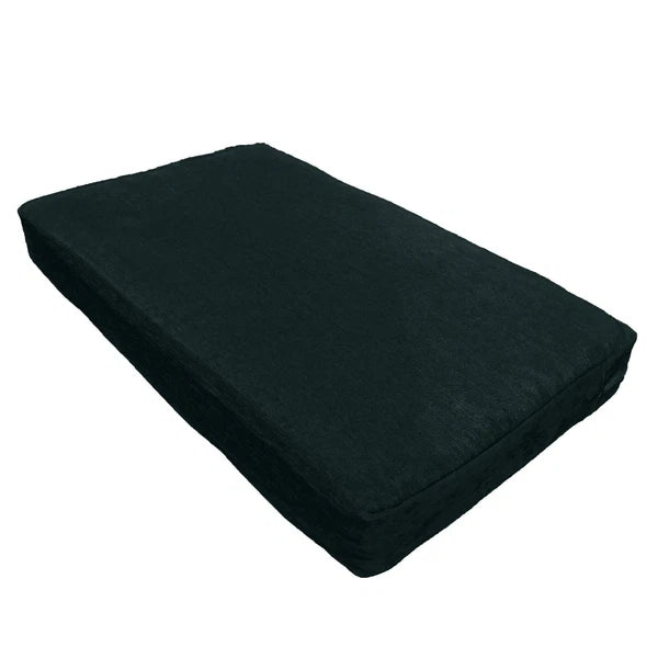 Wn21 Dark Gray Chenille Sofa Seat Patio Bench Box Cushion Bolster Cover/Runner