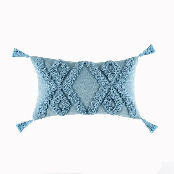1PC Moroccan Cushion Cover Embroidered Tufted Pillow Case for Bedroom Sofa Decor