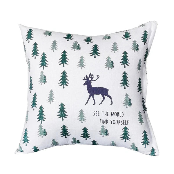 Geometric Cushion Cover Linen Throw Pillow Case Bed Sofa Car Decor 40/45/50cm