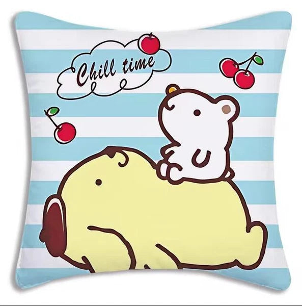Pompompurin Pillow Covers Cartoon Sofa Decor Home Printing Cute Cushion Cover