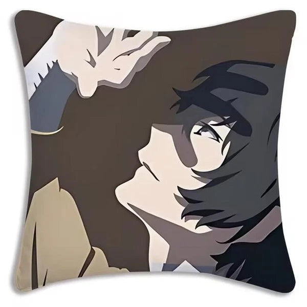 Bungou Stray Dogs Pillow Covers Sofa Decorative Home Printing Cute Cushion Cover