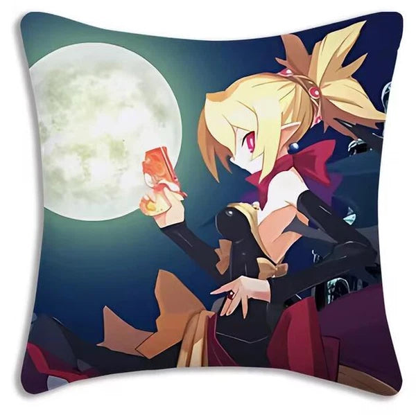Black Eevee Throw Pillow Covers Cartoon Sofa Decor Home Printing Cushion Cover