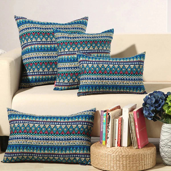 Boho Ethnic Printed Cushion Cover Pillowcase Waist Throw Sofa Pillow Cover Decor