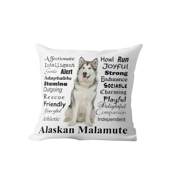 Dog Yorkie Pillow Case Pug Pillows Sofa Car Bed Sofa Pillow Case Cushion Cover