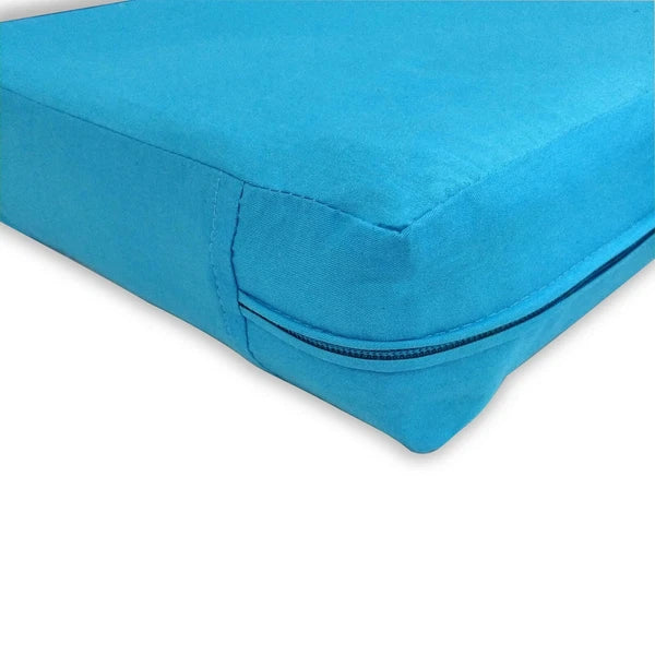 Box Square Shape Cover*100% Pure Cotton bed Soft Fine Cushion Case Custom Size