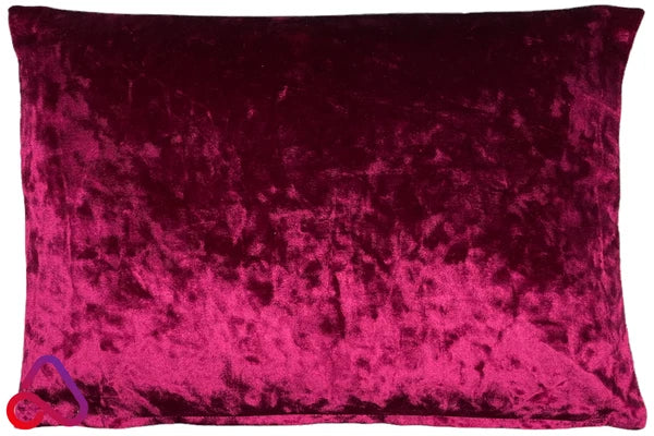 Rectangle Bling Crushed Velvet Cushion Cover Handmade Glitz Pillow Case Sofa Bed