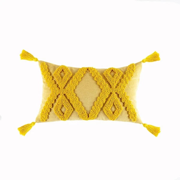 1PC Moroccan Cushion Cover Embroidered Tufted Pillow Case for Bedroom Sofa Decor