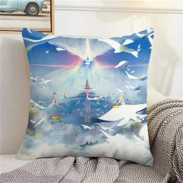 Pillowcase Children of Light Cushion Anime Cover Decorative for Short Plush Sofa