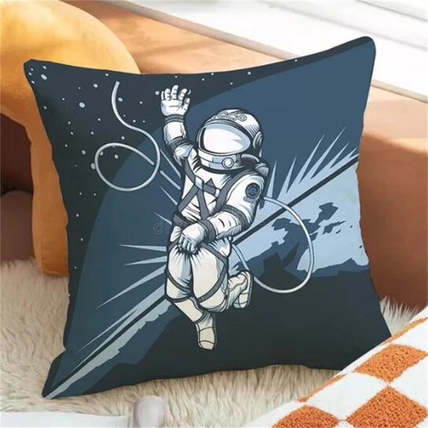 Astronaut Decorative Pillowcase Cushion Cover Car Sofa Cushions Pillow Covers