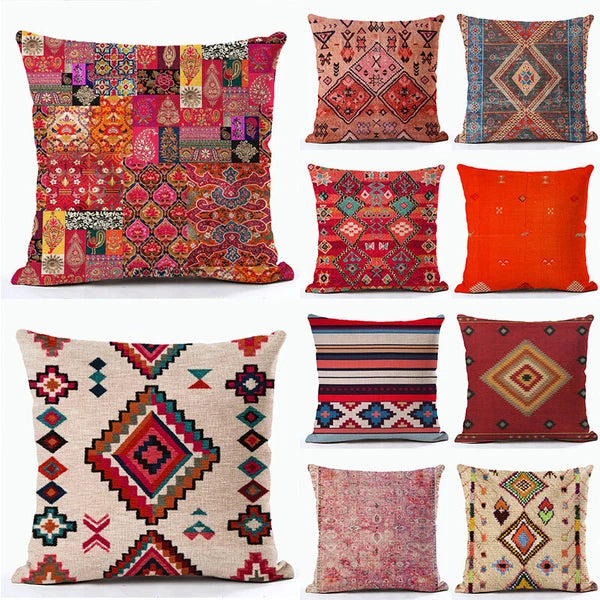 Sofa Bed Printed Pillowcase Ethnic Cushion Cover Throw Pillow Case Home Decor