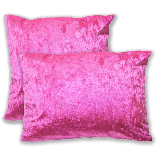 Mv99 H-Pink Crush Velvet Sofa Seat Patio Bench Box Cushion Bolster Cover/Runner
