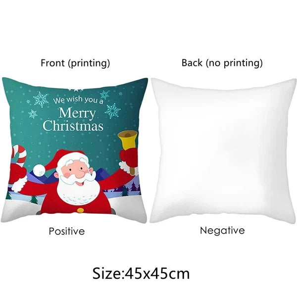 45x45cm Pink Printed Pillowcase Decoration Sofa Cushion Cover Bed  Home  Car