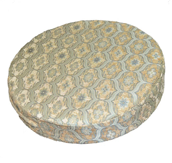 We64 -Light Blue Eye Flora Damask Bolster Case/Pillow/Sofa Seat Cushion Cover
