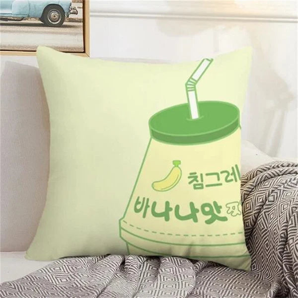 B-Binggrae Pillow Cases Pillows Covers Sofa Cushions Anime Bed Home Decorative