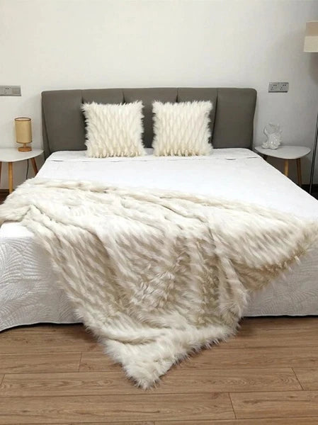 Soft Fur Plush Cushion Cover Luxury Home Decor Pillow Covers Sofa Bed Decorative