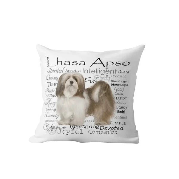 Dog Yorkie Pillow Case Pug Pillows Sofa Car Bed Sofa Pillow Case Cushion Cover