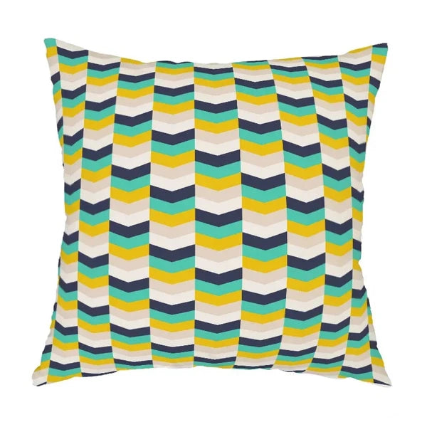 Geometric Pattern Peach Skin Plush Pillowcase for Sofa Chair Bed Pillow Cover