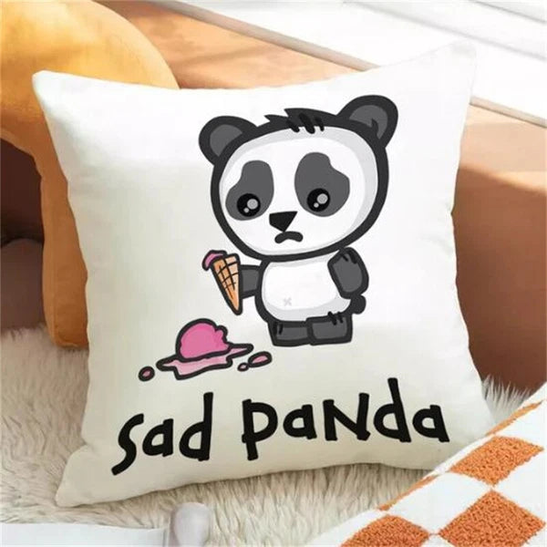 Panda Decorative Pillowcase Decor Cushion Cover Throw Pillows Sofa Anime