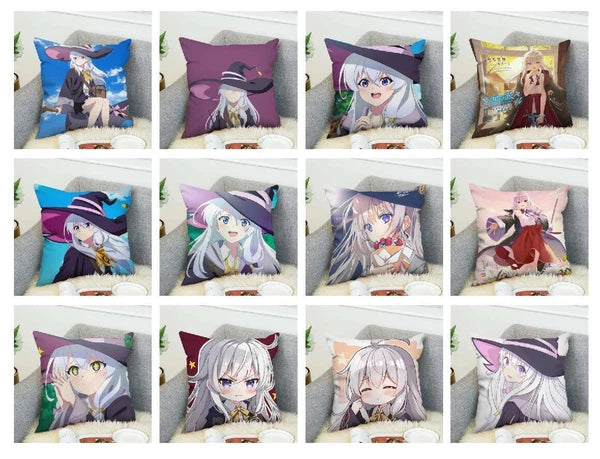 Wandering Witch Pillow Cases Decorative Cushions Cover for Sofa Decor