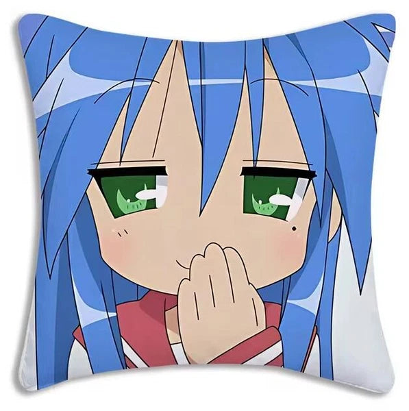 Kawaii Lucky Star Pillow Covers Cartoon Sofa Decor Home Printing Cushion Cover
