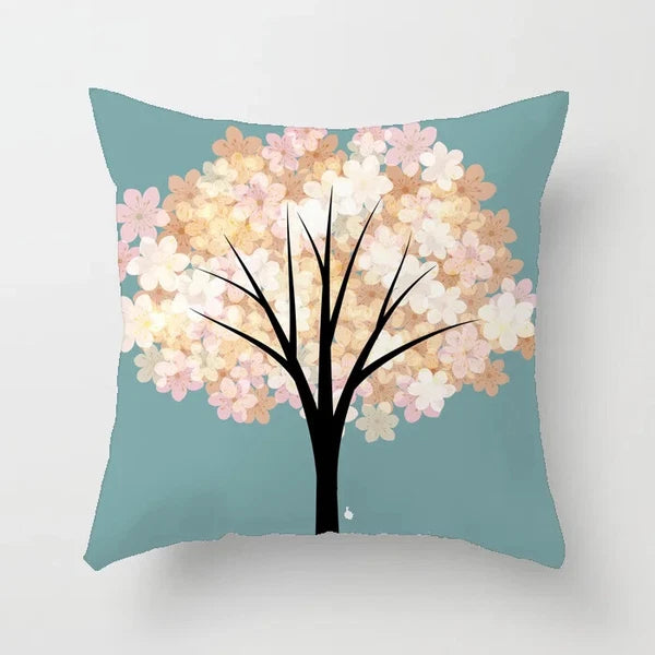 Cactus Succulent Plants Pillowcase Decor Sofa Cushion Case Bed Pillow Cover
