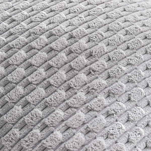 Cozoomy Set of 4 Neutral Decorative Throw Pillow Covers 18x18 Inch Corduroy Pill