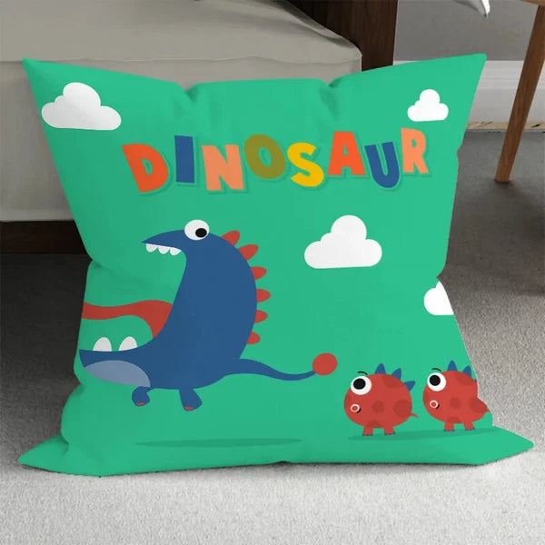Home Room Gift Sofa Bed Chair Pillowcase Cartoon Dinosaur Pillowcase Cute