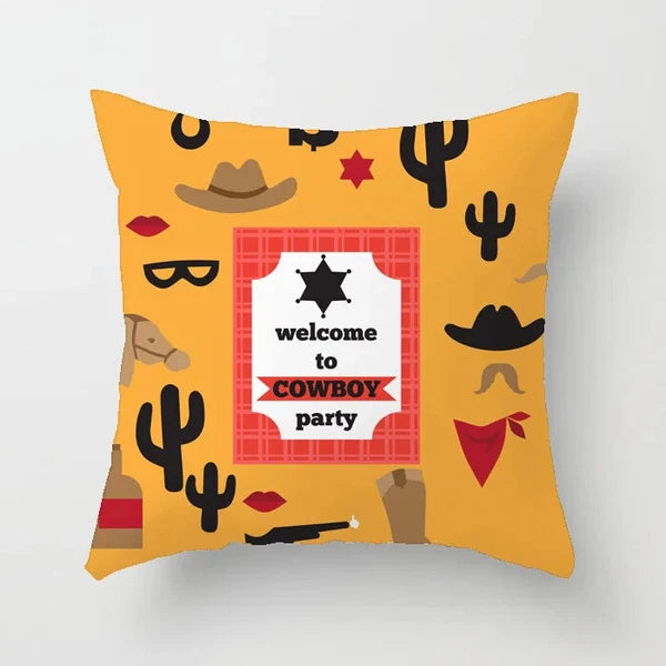 Cactus Succulent Plants Pillowcase Decor Sofa Cushion Case Bed Pillow Cover