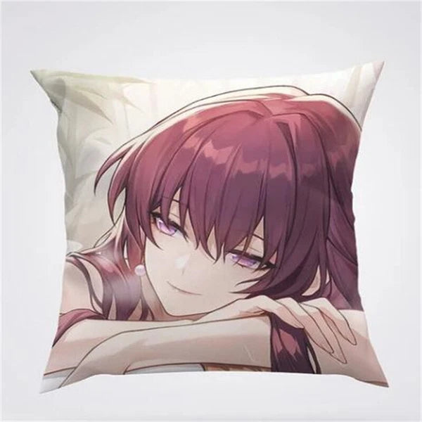 Anime Honkai Star Rail Pillowcase Print Cushion Cover Sofa Home Decor