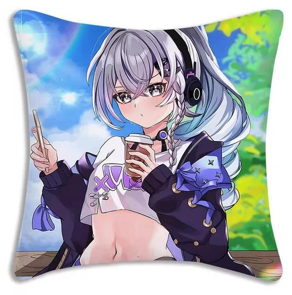 Star Rail Anime Pillow Cover Cartoon Sofa Decorative Home Printing Cushion Cover
