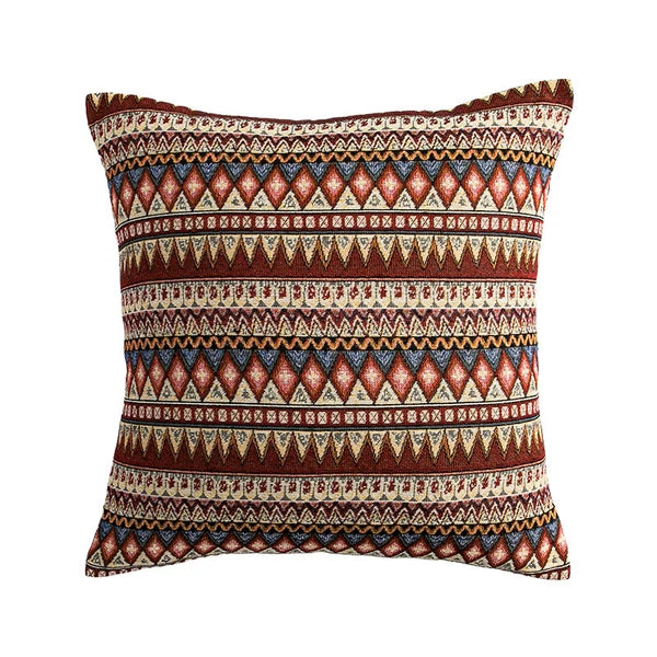 24 x 24in Cotton Linen Blend Home Throw Pillow Cover Case Sofa Bed Cushion Cover