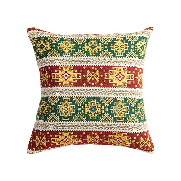 24 x 24in Cotton Linen Blend Home Throw Pillow Cover Case Sofa Bed Cushion Cover