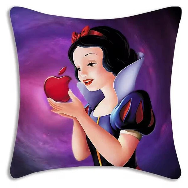 Anime princess Pillow Cover Sofa Decor Home Print Short Plush Cute Cushion Cover