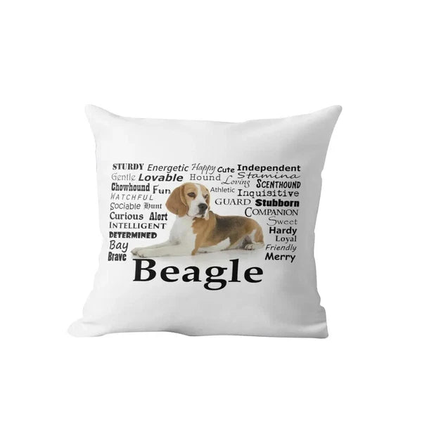 Dog Yorkie Pillow Case Pug Pillows Sofa Car Bed Sofa Pillow Case Cushion Cover