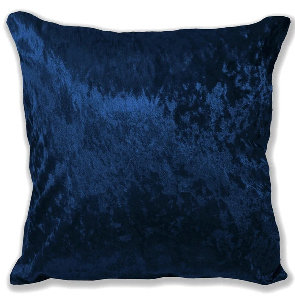Mv19 Dark-Blue Crushed Velvet Sofa Seat Patio Bench Cushion Bolster Cover/Runner