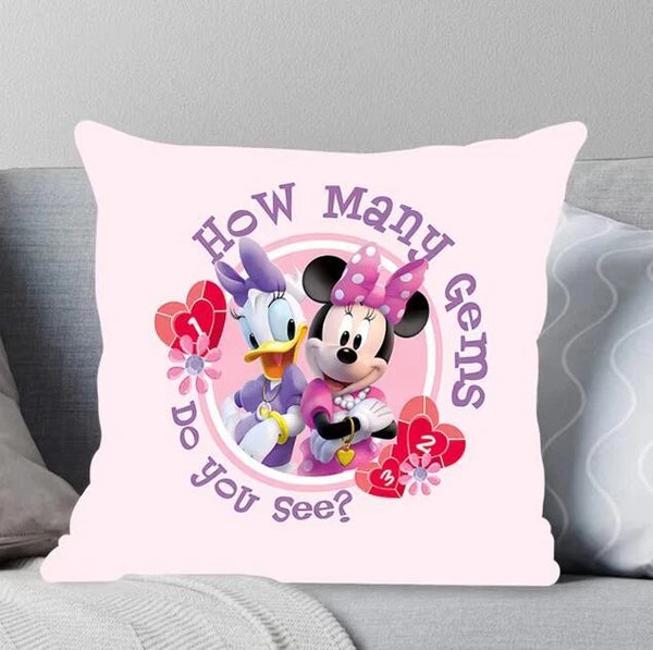 Cushion Cover Sofa Pillows Cover Design Mickey Minnie pillowcase Home Decor