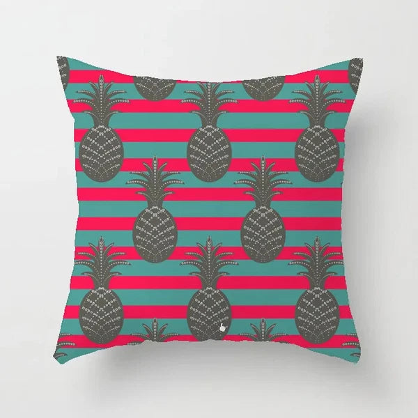 Cactus Succulent Plants Pillowcase Decor Sofa Cushion Case Bed Pillow Cover