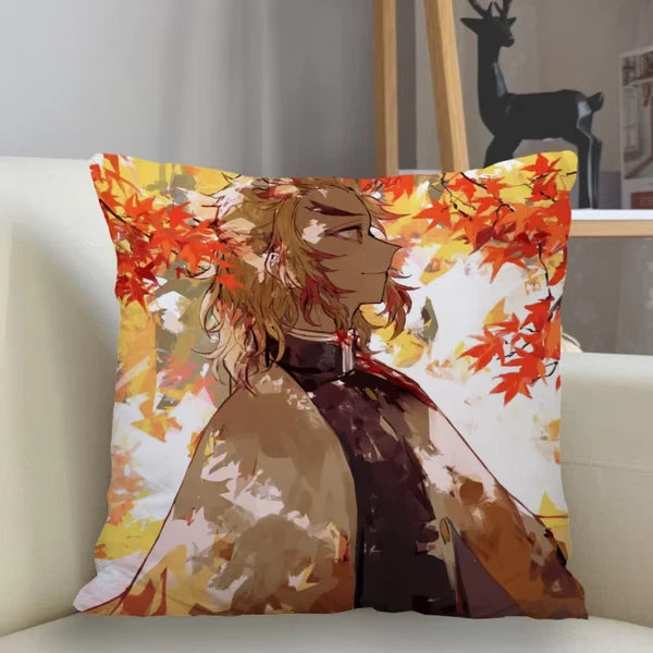 45X45Cm Polyester Demon Slayer Pillowcase Sofa Decoration Cushion Cover Home Dec